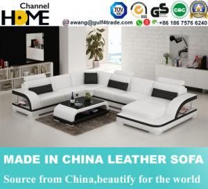 New Modern U Shape Sectional Leather Sofa for Living Room (HC1122)