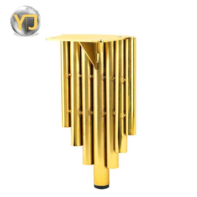 Gold Color Latest Design Corner Sofa Furniture Table Legs