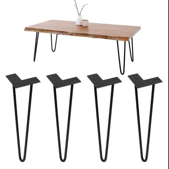 Heavy Duty Adjustable U-Shaped Metal Table Legs