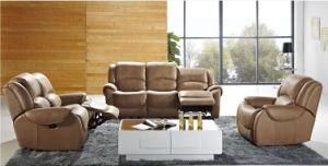 Home Furniture Genuine Leather Sofa Recliner 1+2+3 Sofa (HC330)