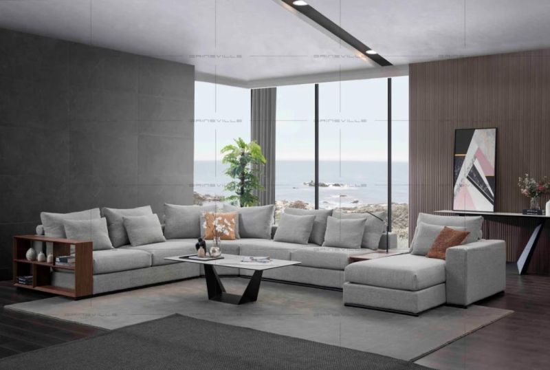Hot Selling Fashion Fabric Sectional Sofa Modern Sofa Set; Living Room Furniture in High Class New Design