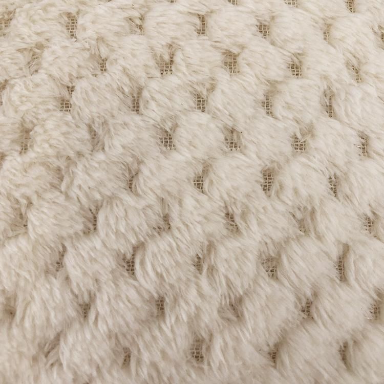 100% Polyester Pop Corn Plush Fuzzy Flannel Fleece Bedding Sofa Blanket