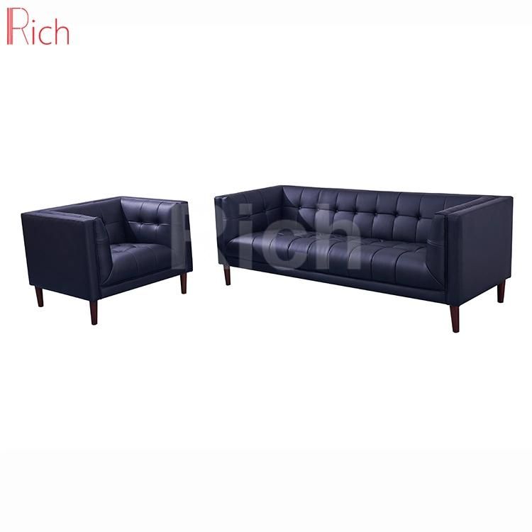 Home Furniture modern Living Room Lounge Couch 3 Seat PU Leather Sofa Chair