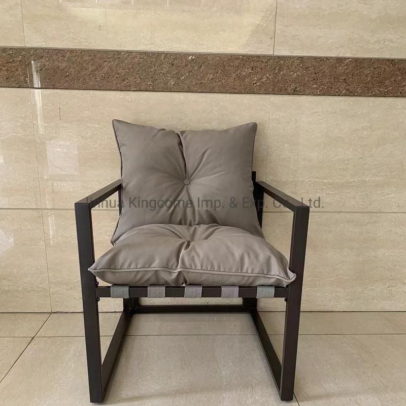 Outdoor Furniture Set Four Pieces Steel Sofa Set