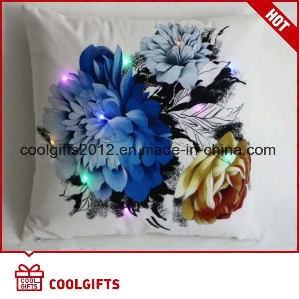 Christmas Decorative LED Pillow Covers Sofa Bedroom Throw Cushion with Light