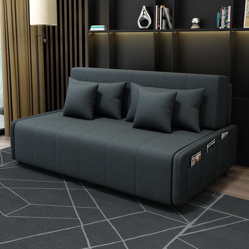 Multifunctional Living Room Simple Modern Double Nordic Fabric Folding Sofa Bed