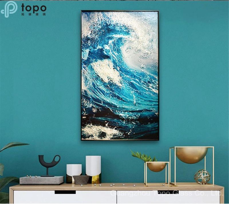 1000mm*600mm and 1610mmx910mm The Waves Glass Painting (MR-YB6-2023)