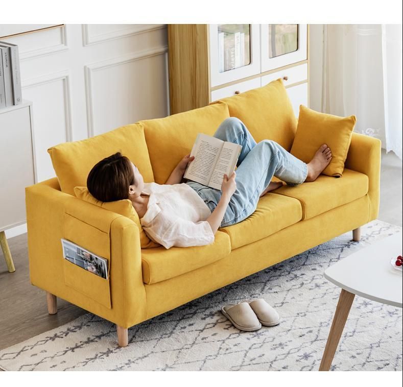 Large Double Sofa Small Apartment Nordic Light Luxury Simple Modern Clothing Store