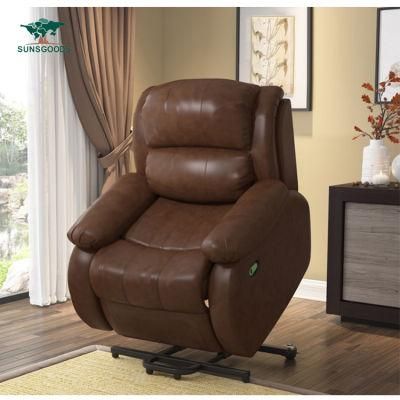 Electric Cinema Recliner Elderly Chair Lift Furniture Living Room Chair Genuine Leather Couches Sofa