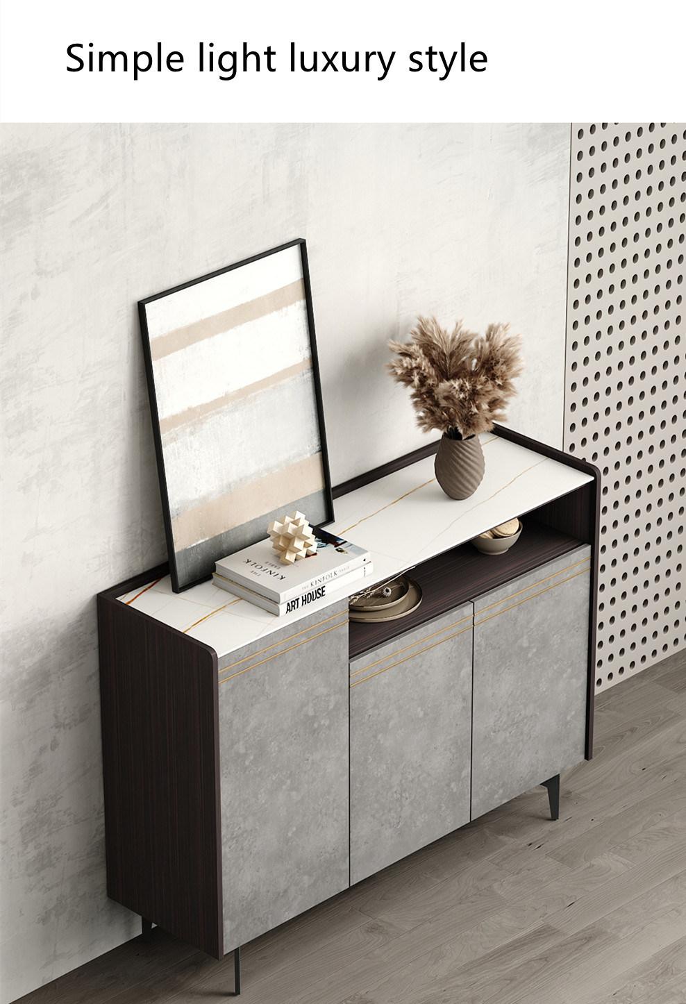 Modern Wooden Design Living Room Furniture Sofa Side End Storage 4-Drawers Cabinet