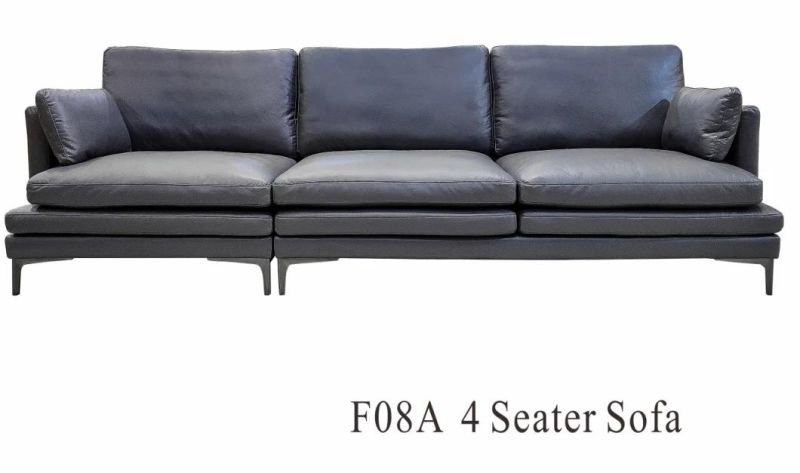 F08A 4 Seater Armrest Fabric Sofa in Home and Hotel