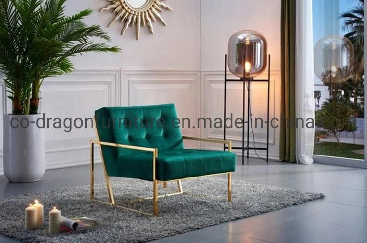 Modern Living Room Sofa Chair Steel Frame Lounge Sofa Chair