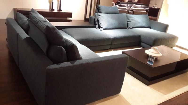 High-End Modern Wholesales Price Home Furniture L-Shaped Couch Deep Sectional Sofa