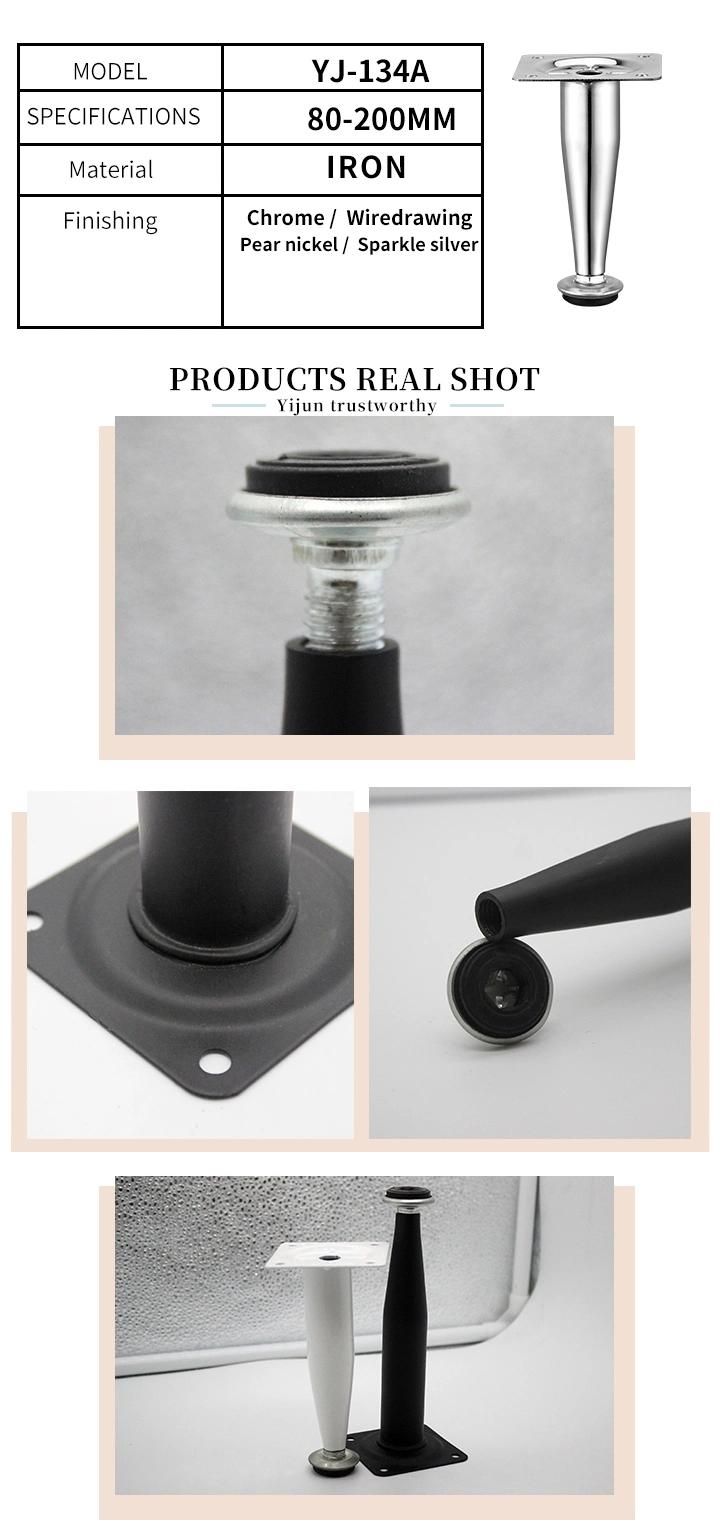 Hight Quality Cabinet Sofa Table Leg Taper Shaped and Furniture Metal Leg