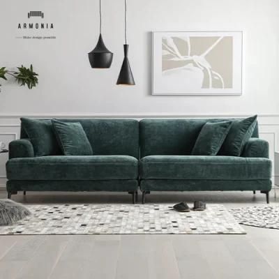 Hot Wood Sponge Sofa Couch Set Furniture Modern Design Sofa