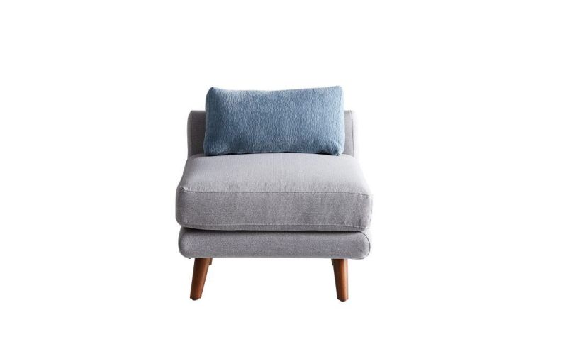 L Shape High Back Headrest Fabric Japan Style Hotel Living Room Sofa
