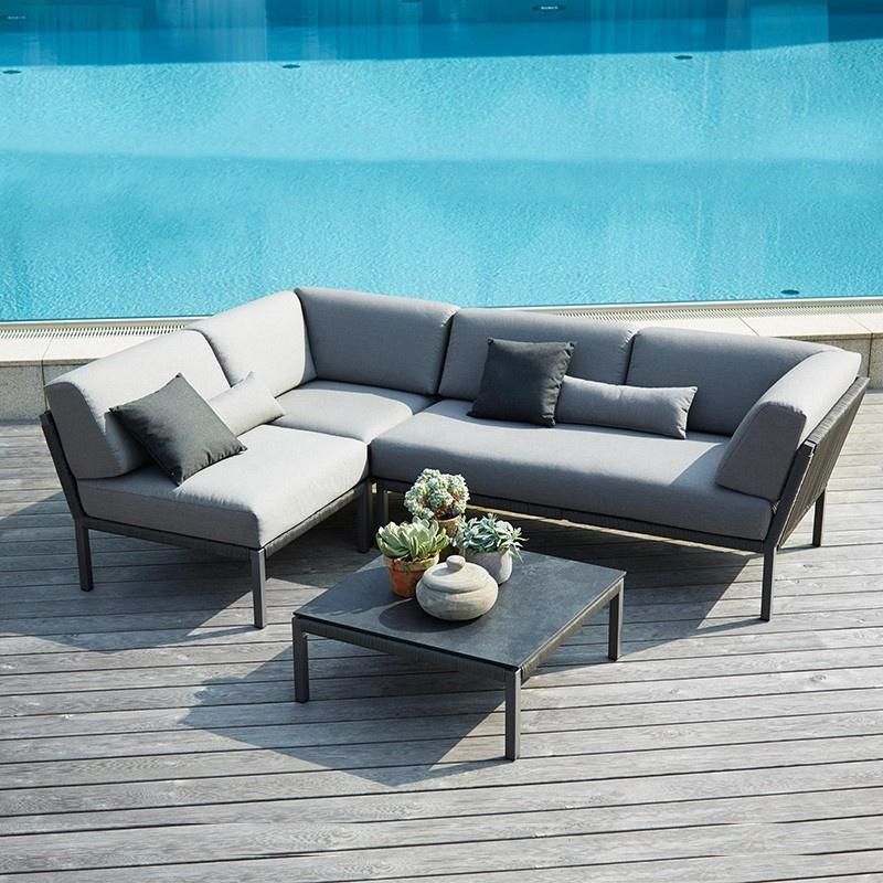 Outdoor Sofa Hotel Furniture Outdoor Garden Rattan Chair Combination