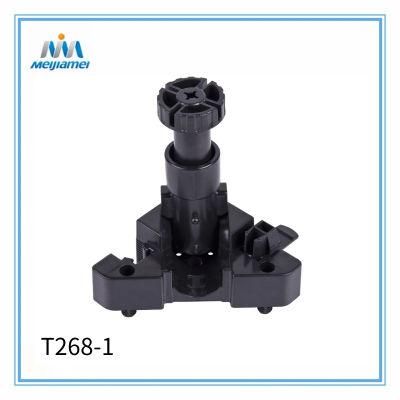 T268-1 ABS 90-180mm Foldable Adjustable Feet for Bathroom Cabinets