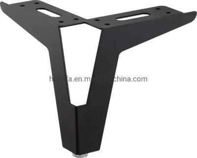 High Grade Black Powder Coating Sofa Iron Furniture Legs