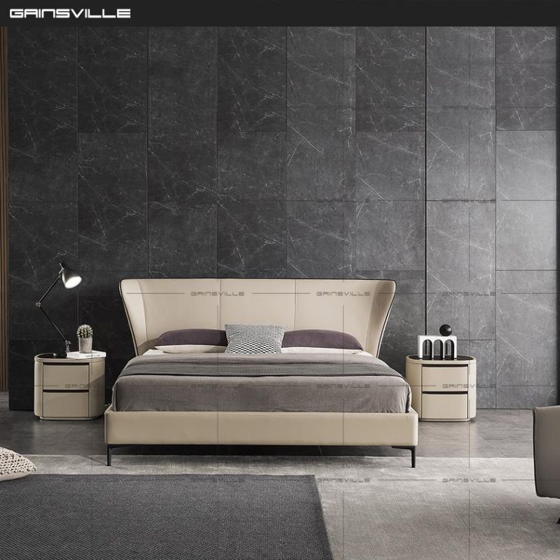 Hot Sale Sofa Bed King Bed Wall Bed Leather Bed New Home Furniture Bedroom Furniture in Italy Modern Style