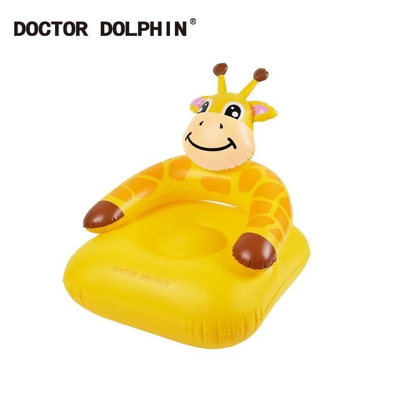 Doctor Dolphin Inflatable Baby Sofa Giraffe Baby Lounge Chair