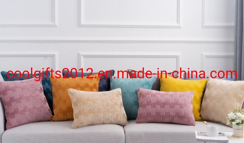 45cm*45cm Pure Color Velvet Pillow Cushion Covers Velvet Decorative Custom Throw Pillow for Sofa