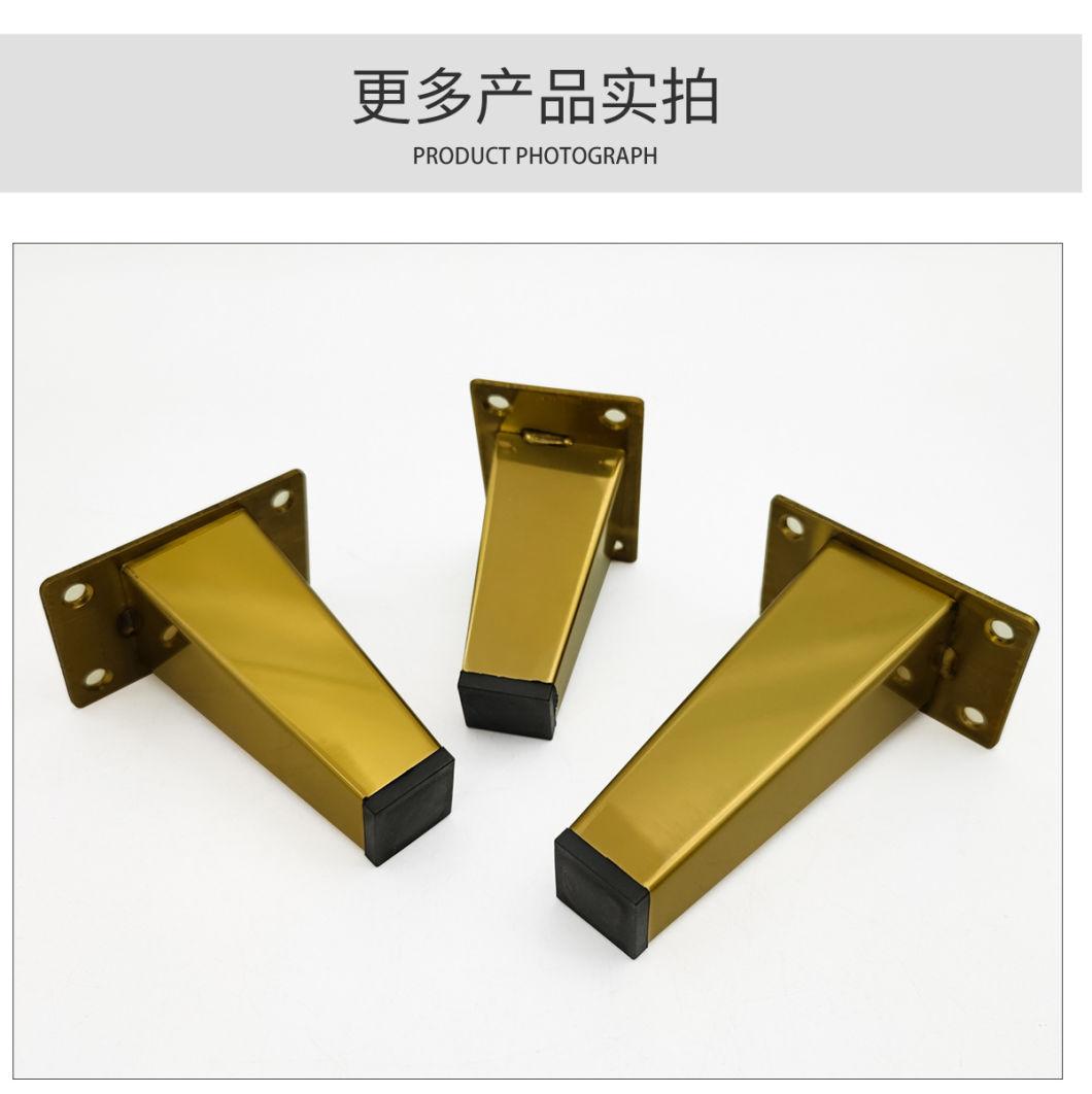 Stainless Steel Square Furniture Leg Bathroom Cabinet Leg TV Cabinet Leg Coffee Table Leg Sofa Leg Hardware Leg Metal Support Leg