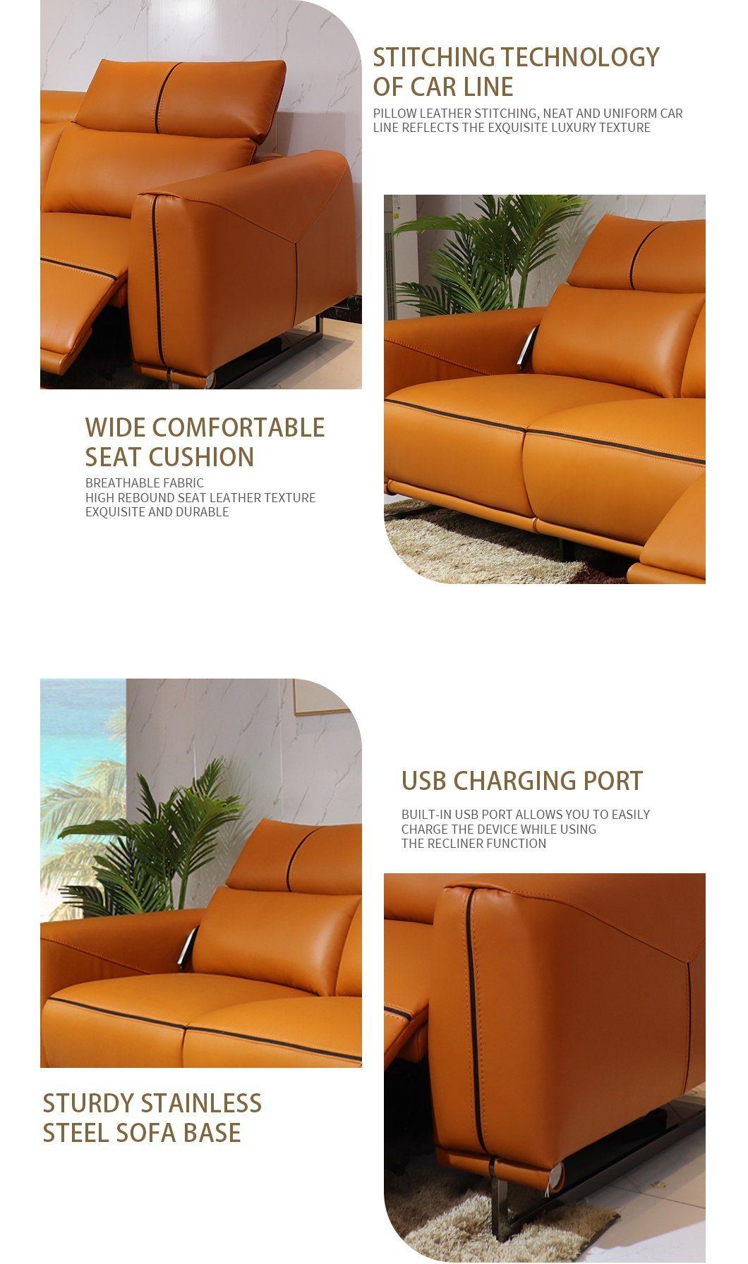Fabric Recliner Sofa Bed Modern Functional Sofa Living Room Combination Sofa