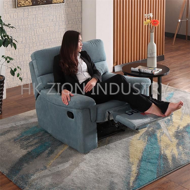 Modern Furniture Living Room Furniture Sets Recliner Sofa L Shape Home Furniture Sofa Set Solid Wood Frame Fabric Sofa