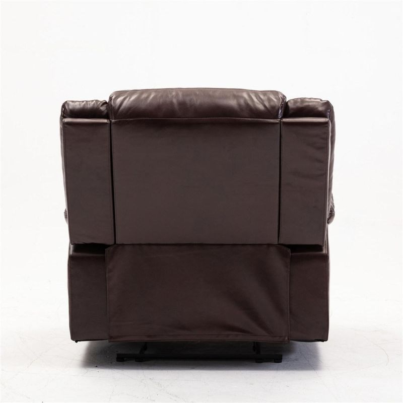 Factory Direct Living Room Furniture Adjustable Single Leather Trend Sofa