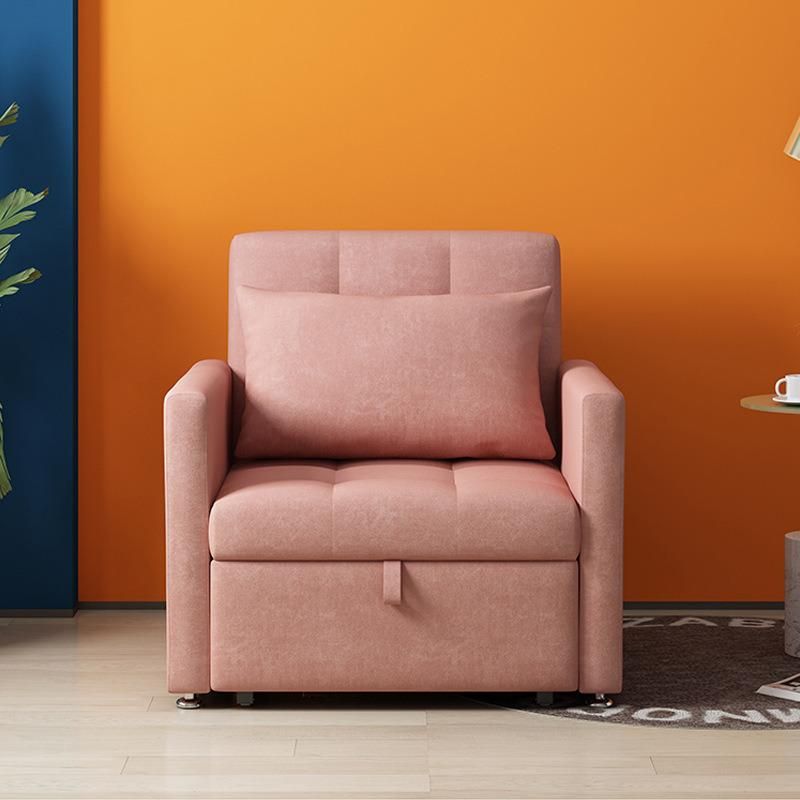 Hot Sale Modern Design Fabric Fashion Furniture Single Sofa Chair Cum Bed Sofabed