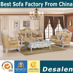 China Ciff Home Furniture Fair Living Room Genuine Leather Sofa (004-3)