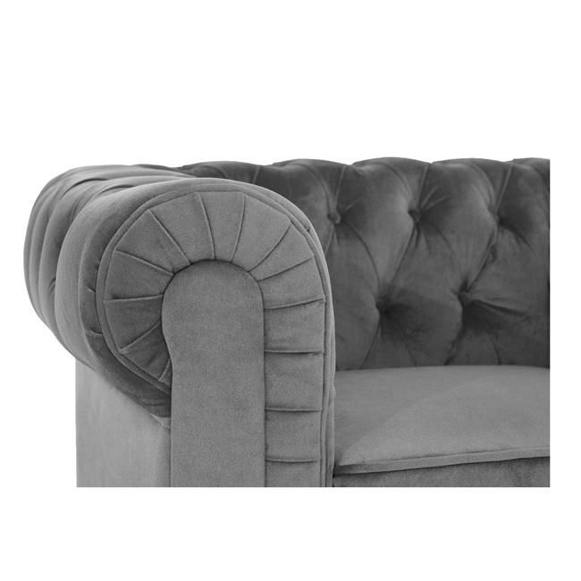 Chesterfield 2 Seats Velvet Sofa