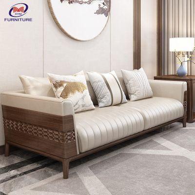 Handmade Sofa Set Living Room Furniture Sets Armrest Upholstered Sectional Wood Couch