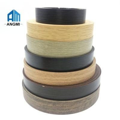 Furniture Accessory Wood Grain PVC Edge Banding Tapacanto De Grano De Madera De Superficie Matt