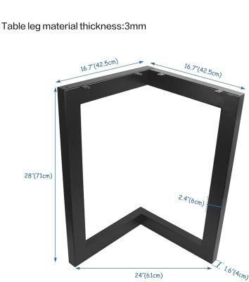 High Quality Spray Painting Metal Table Legs