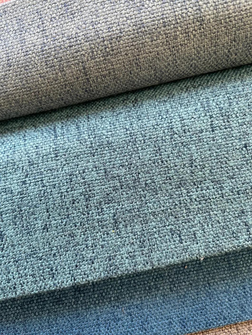 100%Polyester Fake Linen Furniture Fabric Sofa Fabric Upholstery Fabric (WH130)