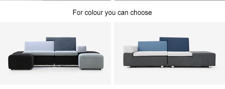 Fabric Non Inflatable Home Furniture Set Modern Latest Design Sofa