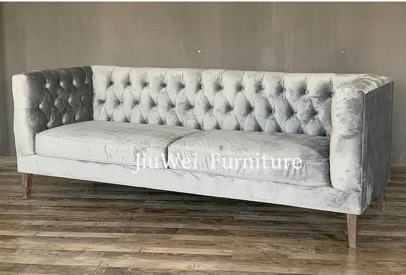 Hot Sale New Product Living Room Furniture Velvet Sofa/Lounge Sofa