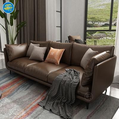 Newest Design Modern Living Room Furniture Set Sectional Leather Sofa