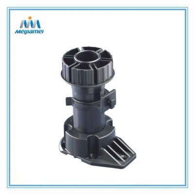 T2a100 100-130mm ABS Black Adjustable Cabinet Legs for Kitchen