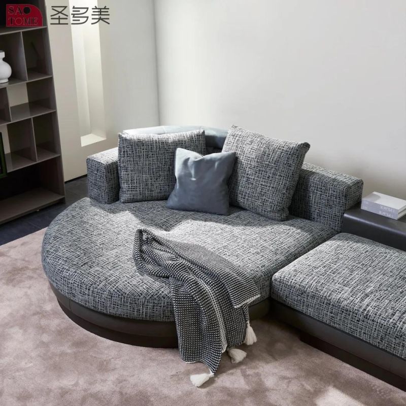 Temporary Seaters Couch Leisure Home Sofa with Metal Leg