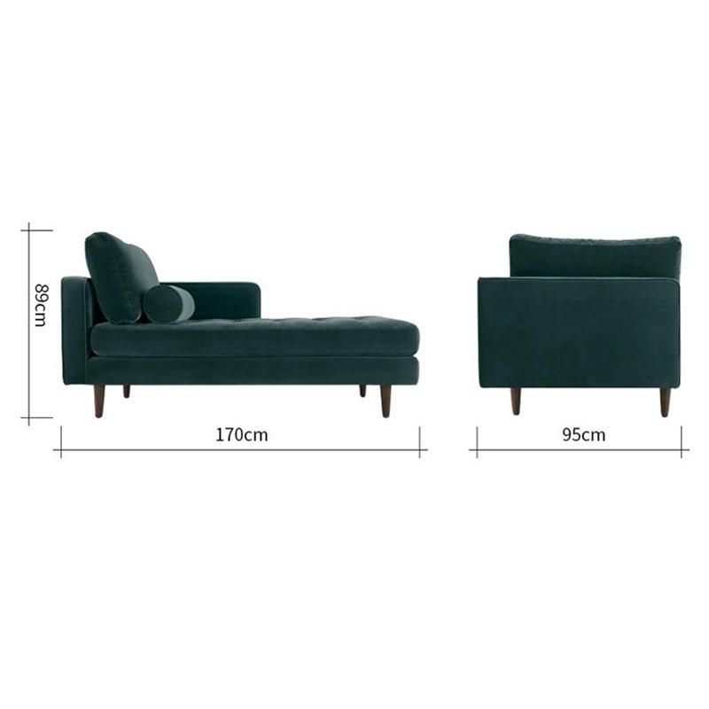 China Factory Wholesale Modern Couch Furniture Living Room Sofa Chaise