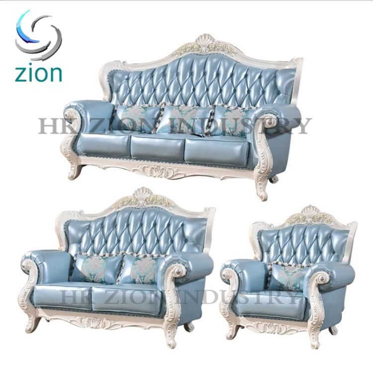 Waterproof Sofa Cover Royal European Style Sofa Set Corner Couches Home Furniture Living Room Luxury Modern Design Leather Couch Chesterfield Sofa