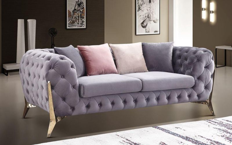 Sofa Modern Velvet Sofa Nordic Soft Chair Living Room Sofa Home Furniture Minimalist Small Apartment Lazy Sofa