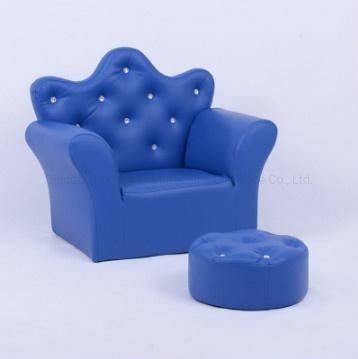 Hot Sale Cute Kids Sofa Armrest Chair Couch Children Toddler Birthday Gift W/ Ottoman