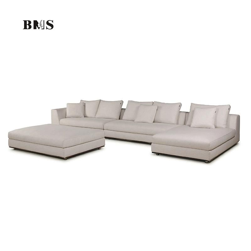 Classic Modern Luxury Series Comfort Soft Seating Feeling White Fabric Sofas