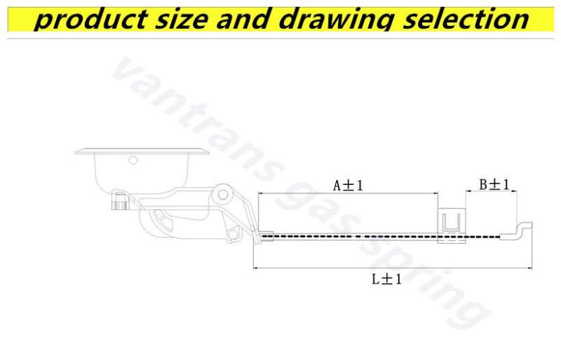 Gas Spring with Handle Recliner Replacement Parts Sofa Release Lever Pull Handle Couch Style Cable