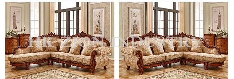 Luxury Lounge Living Room Furniture Sofa Fabric Upholstery Modernos Lounge Chair Sofa European Style Leisure Corner Sofa