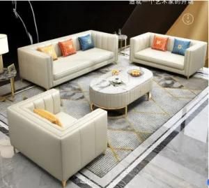 2021 New Modern Design Living Room Leather Sofa
